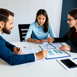 **

"A diverse group of people collaborating around a table, studying charts and graphs related to public policy, safe for work, appropriate content, fully clothed, professional attire, perfect anatomy, correct proportions, natural pose, family-friendly, well-lit office environment, high quality."

**