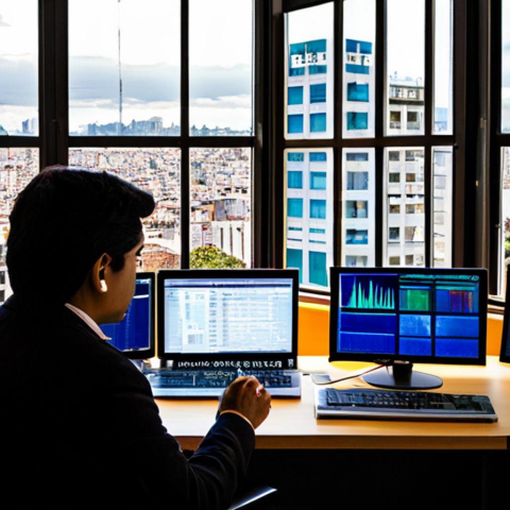 정책분석사와 공공 정책 성공 사례 연구 - The Policy Architect's Day**

**Prompt:** A diverse policy analyst, intensely focused, sits at a mod...