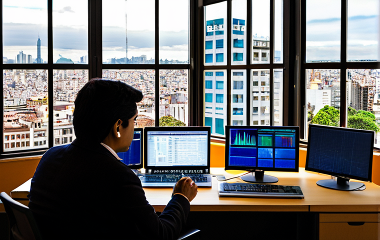 정책분석사와 공공 정책 성공 사례 연구 - The Policy Architect's Day**
**Prompt:** A diverse policy analyst, intensely focused, sits at a mod...