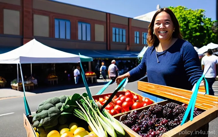 정책분석사와 지역 정책 연구 - **Prompt:** A bustling, family-friendly community park in a diverse urban neighborhood, filled with ...