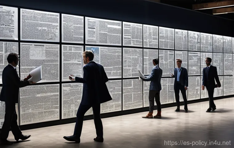 정책분석사와 조직의 변화 관리 사례 - **Prompt:** A diverse group of adults (all wearing respectful, everyday clothing – no revealing atti...