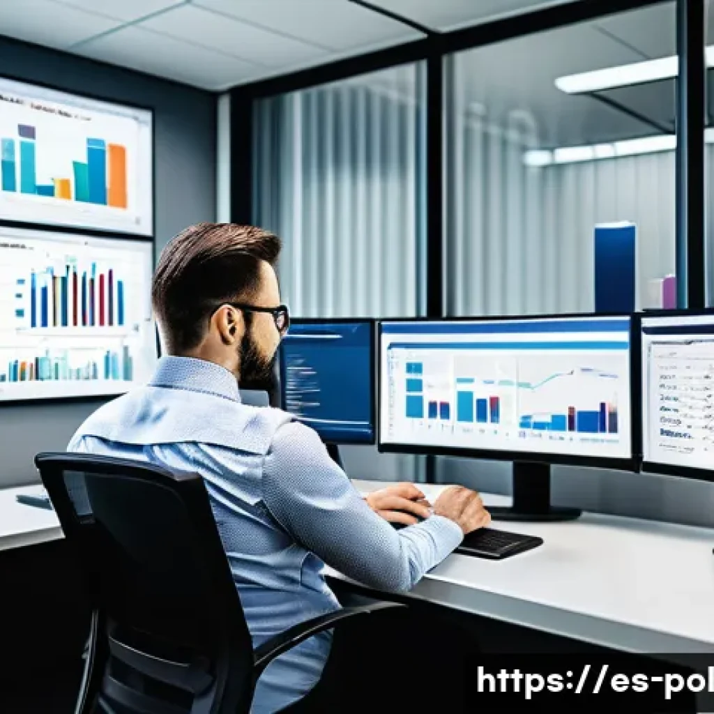 정책분석사와 정부 예산 분석 사례 - A professional government analyst in a modern office setting, reviewing detailed budget reports and ...