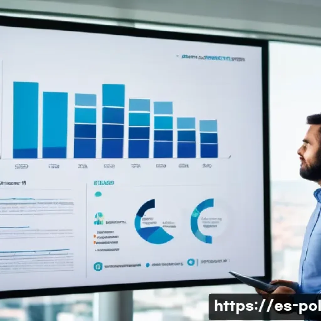 정책분석사 실무 교육 과정 - A professional policy analyst presenting a detailed public policy report in a modern conference room...