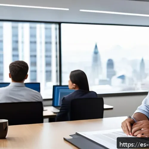 정책분석사 시험 장단점 비교 - A professional public policy analyst in a modern government office setting, wearing business casual ...